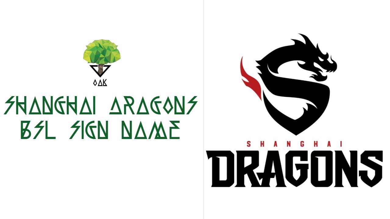 Overwatch League: Shanghai Dragons BSL Sign Name