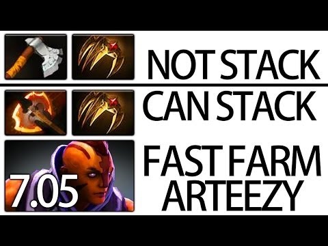 7.05 New Tip Fast Farm With Anti Mage Gameplay by Arteezy Dota