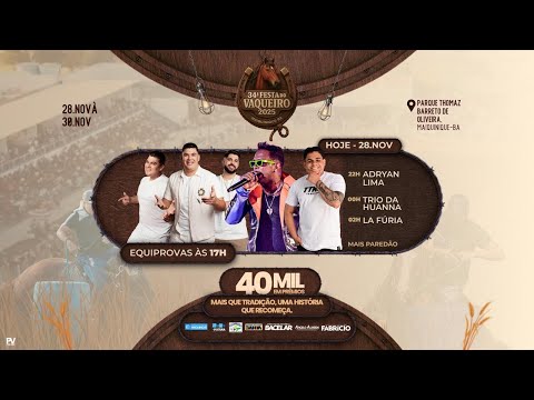 AO VIVO  La furia 34ª Festa do Vaqueiro em Maiquinique!
