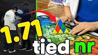 Pyraminx tied NR average (1.71) | Kedah Cube Open 2025