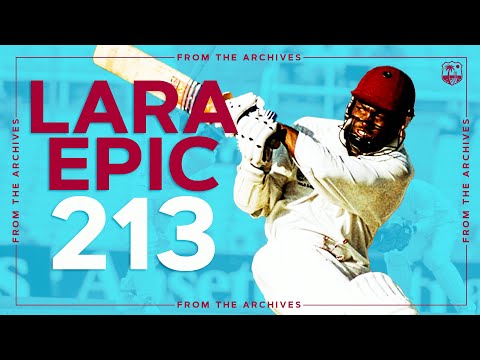 Brian Lara's EPIC 213 v Warne & McGrath! | ⏪ West Indies vs Australia 1999