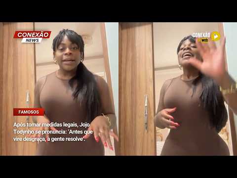 Vídeo: Após tomar medidas legais, Jojo Todynho se pronuncia: ‘Antes que vire desgraça, a gente resolve’.