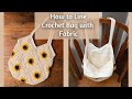 How To Line A Crochet Bag