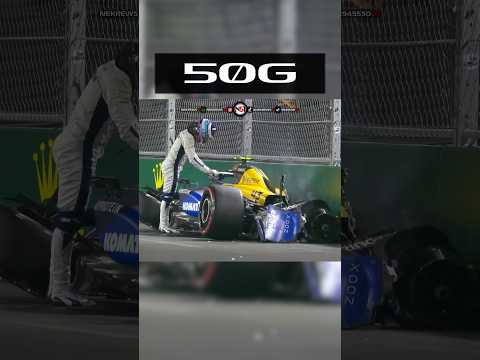 F1’s Biggest G-Force Crashes of 2024 #shorts #f1 #f1shorts