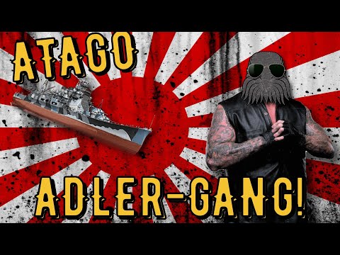 World of Warships Legends - ATAGO - Tier 7 - ADLER - GANG! [deutsch/ gameplay]