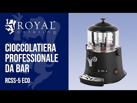 Video - Cioccolatiera professionale da bar - 5 litri - Display LED