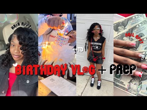 15th BIRTHDAY VLOG + PREP | hair, nails, grwm, & more 👸🏽