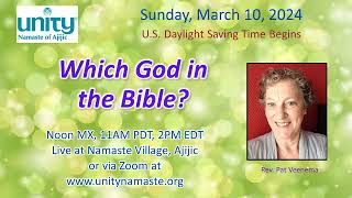 Unity of Namaste - Sunday Service - March 10 2024