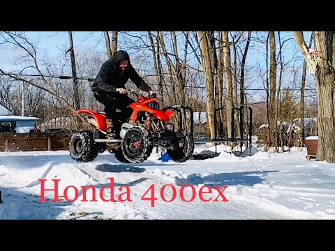 2003 Honda 400ex ATV- Start up & ride