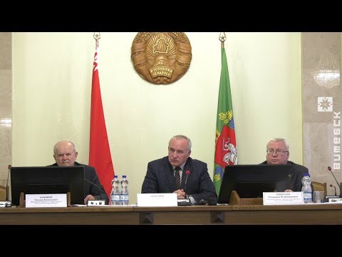 Нового начальника облздрава представили в Витебске (08.04.2020)