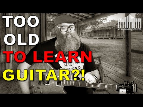 Too Old To Learn Guitar? - Never! I'll tell you why!