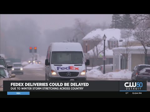 FedEx Expects Delivery Delays Amid Winter Storm