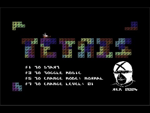 COMMODORE 64 =+ TETRIS =+ PREVIEW 2 - 2024