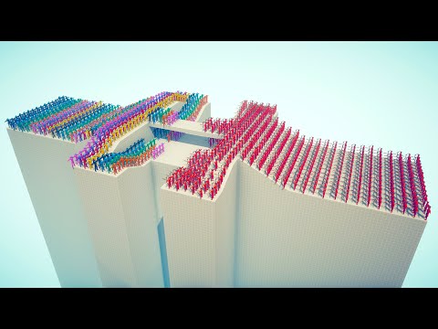 50x AMONG US vs 50x EVERY RANGED - Totally Accurate Battle Simulator TABS