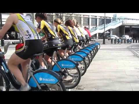 Boris Bike Spin Class Flashmob