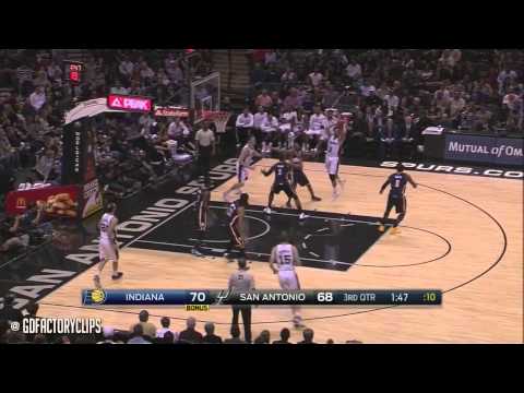 Manu Ginobili Full Highlights vs Pacers 2014 11 26   28 Pts, Clutch!