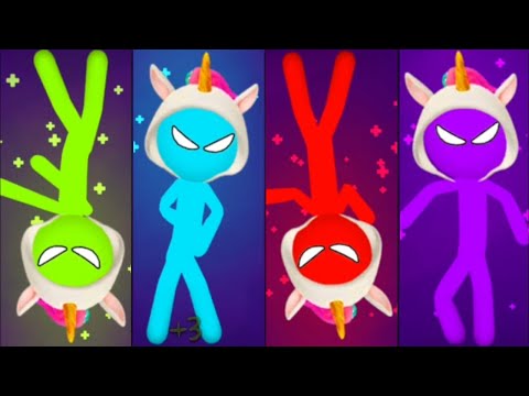The STICKMAN party 1 2 3 4 player GAMES free - GAMEPLAY ( android / ios )
