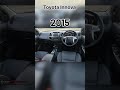 Evolution Of Toyota Innova Interior 2005 2024 Shorts