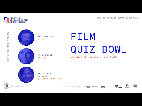 FILM QUIZ BOWL cu Andi Vasluianu, Mihaela Sîrbu și Iulia Rugină ⎪ FȘI 2021