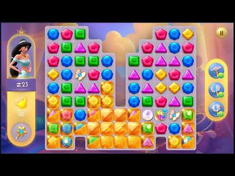 Disney Princess Majestic Quest Level 54 - NO BOOSTERS 👸 | SKILLGAMING ✔️