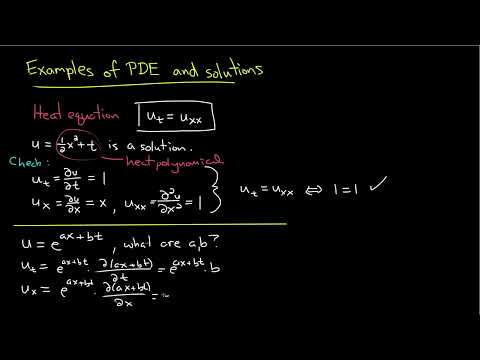 Partial Differential Equations 01: Introduction