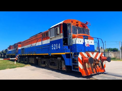 [4K] Variado tren vacio de NCA pasando por Marcos Juárez rumbo al oeste!!!!!!