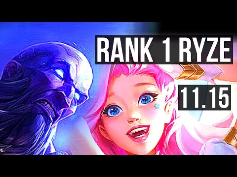RYZE vs SERAPHINE (MID) | Rank 1 Ryze, 5/2/6, Rank 22 | EUW Challenger | v11.15