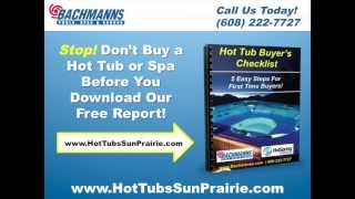 preview picture of video 'Hot Tubs Sun Prairie, WI ☎ 608-222-7727 Portable Spas'