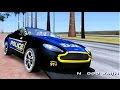 Aston Martin V12 Vantage UK Police for GTA San Andreas video 2