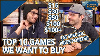 Top 10 Games We Want to Buy (at $15, $30, $50, $100 & $100+) | December 2021