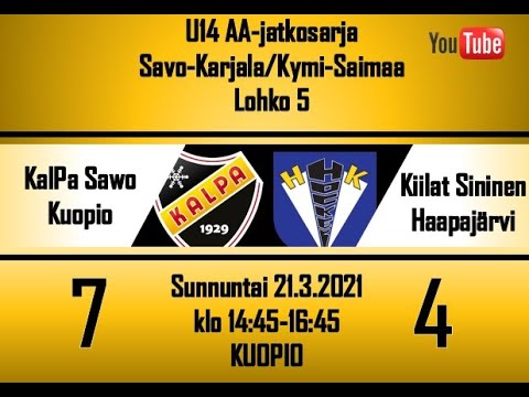 KalPa Sawo - Kiilat Sininen U14 AA tulos 7-4