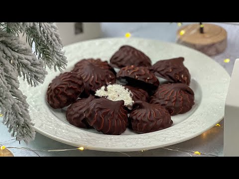 Russian Marshmallow Zefir Covered in Chocolate