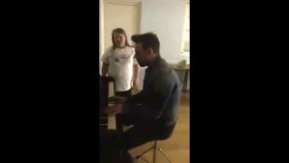 Ben Montague singing Haunted - 18th Birthday Party