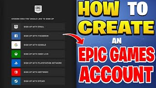 How to Create an Epic Games Account for Fortnite (Full Guide)