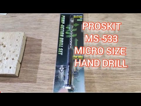 V.496 PROSKIT MS-533 HAND DRILL 0.5-1.5MM,TAIWAN