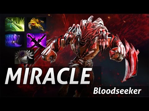 Miracle Bloodseeker Mid  9000 MMR  Full Gameplay - Dota 2 Epic Moments