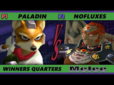 S@X 405 Online Winners Quarters - NoFluxes (Ganondorf) Vs. Paladin (Fox) Smash Melee - SSBM