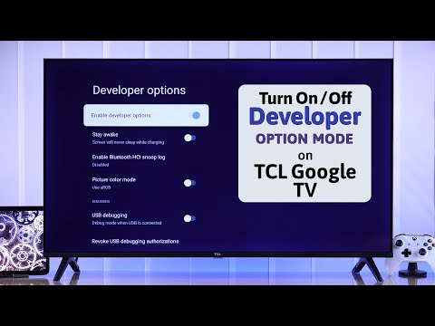 TCL Google TV: How to Enable/ Disable Developer Options! [ON|OFF]