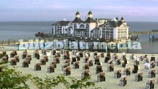 preview picture of video 'Stock Footage Europe Baltic Sea Germany Rügen Island Selllin Pier Ostsee Seebrücke Beach Mar Playa'