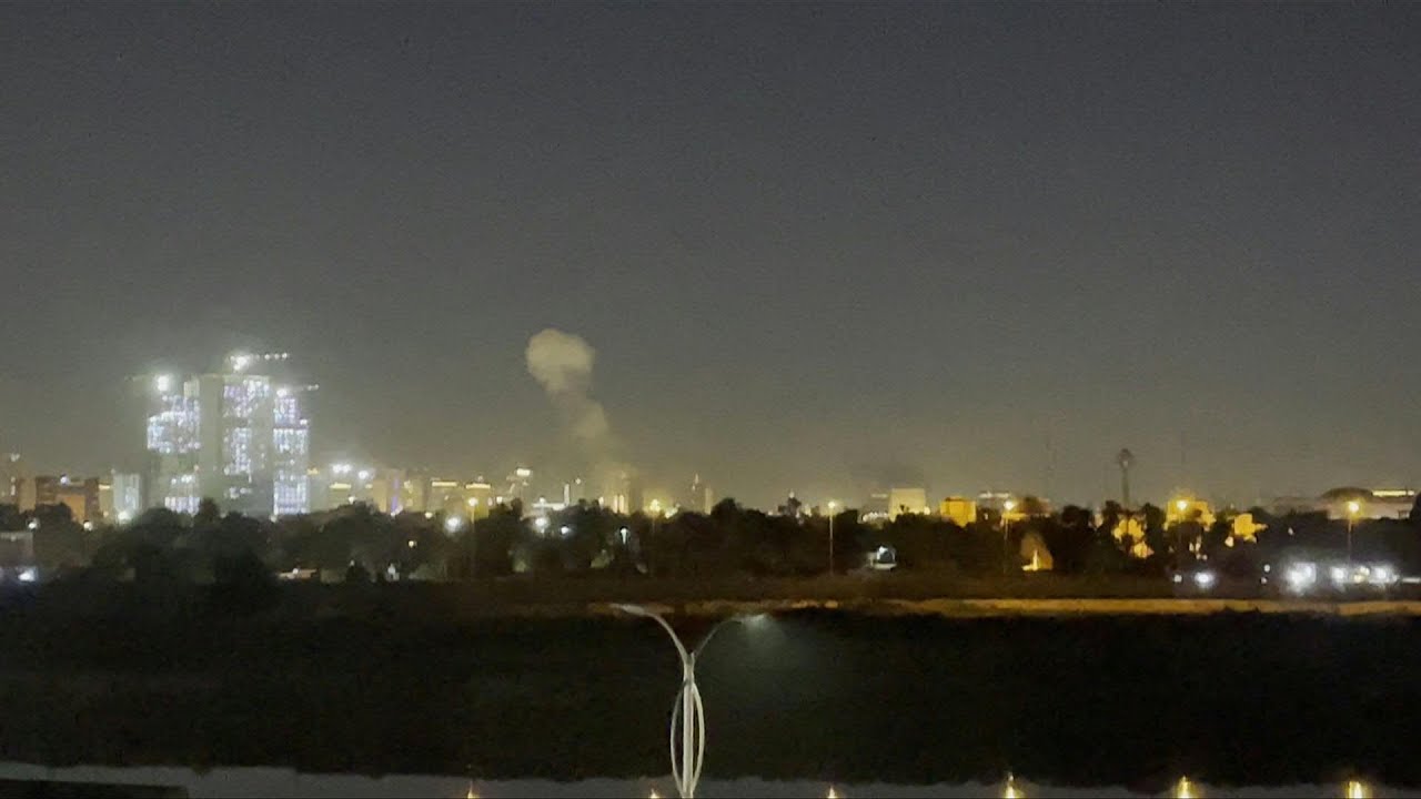 Video | Smoke billowing from Baghdad after explosion | AFP