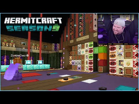 TCG Friday (Vs Cleo and Joe) and Drumming! - Hermitcraft (Stream Replay)