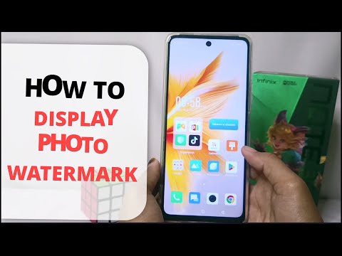 How To Disaplay Photo Watermark On Infinix Note 30 NFC/Note 30 Pro - Add Camera Watermark