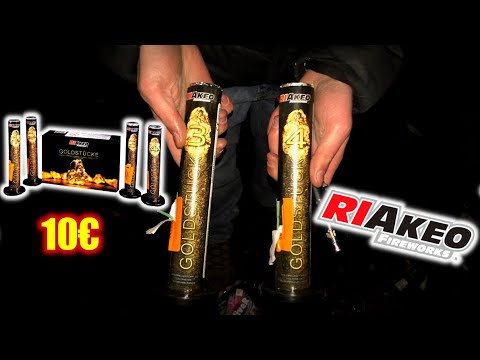 GOLD PIECES from RIAKEO | Top bomb tubes 30mm 🎇🥇