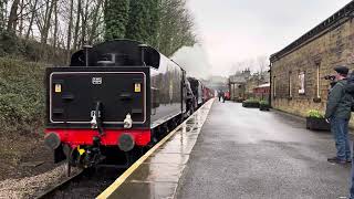 OLD VIDEO‼️ a few months ago  LMS stanier 5 and LMS stanier 8 passing Ingrow west