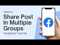 How to Share Post in ALL Facebook Groups At Once (Quick & Easy) 2023