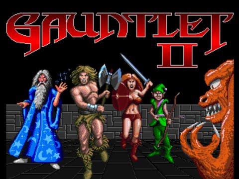 Gauntlet II Review for the Arcade by John Gage