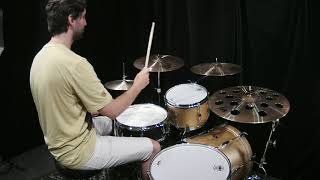 Video thumbnail for Quick B8X Ballistic 18in Crash Demo by Timpano-percussion
