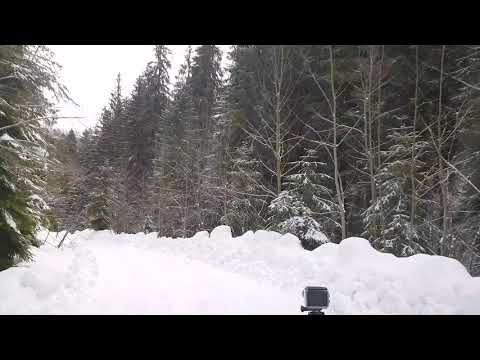 Drum de munte iarna: Casa de Piatră - Gârda seacă