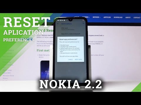 How to Reset App Preferences in NOKIA 2.2 – Restore App Defaults