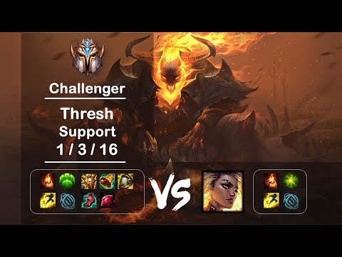 [4K] KR Challenger Support Thresh vs Rell Ep.1740